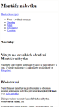 Mobile Screenshot of montaze-nabytku.cz
