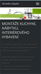 Mobile Screenshot of montaze-nabytku.eu